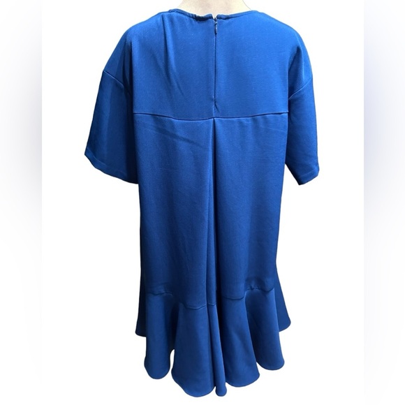 Adrianna Papell blue oversized style dress size M - Picture 8 of 14